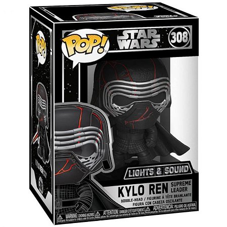 Funko Pop! Star Wars:  Rise Of Skywalker - Kylo Ren - Supreme Leader com Luz e Som - #308