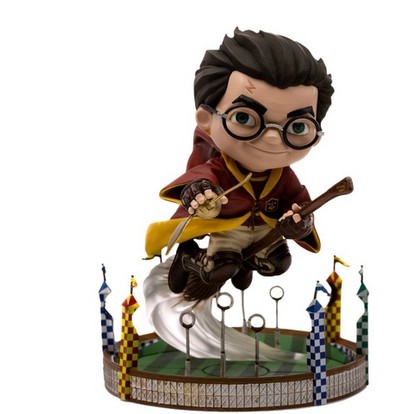 Estátua Harry Potter Quadribol - Harry Potter - MiniCo Illusion - Iron Studios