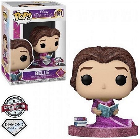 Funko Pop - Disney Princesas - Belle (Bela) Diamond Colection - Edição Especial