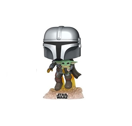 Funko Pop! Star Wars - The Mandalorian - Mandalorian With the Child (Grogu) 402