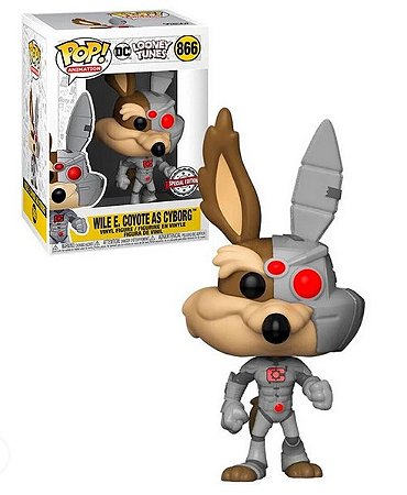 Funko Pop ! Looney Tunes Wile E. Coyote As Cyborg 866 (Special Edition)