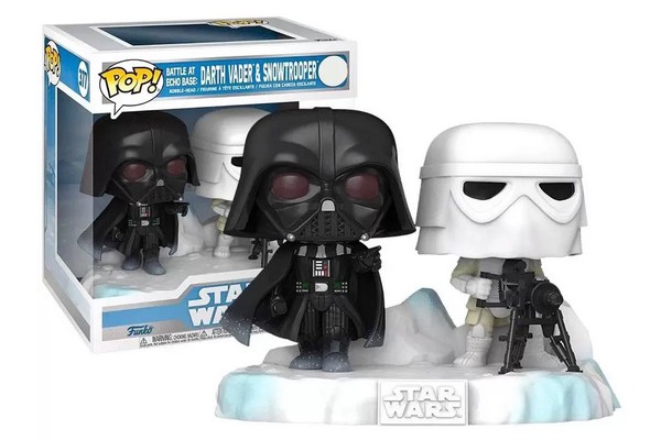Funko Pop! Star Wars - Darth Vader & Snowttrooper 377 (Edição Especial) - 40 The Empire Strikes Back
