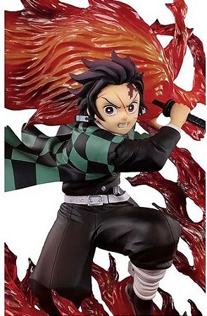 Estátua Tanjiro Kamado (Hinokami Kagura) - Demon Slayer - FiguartsZERO - Bandai