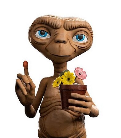 Estátua E.T (40th Anniversary) - E.T. The Extra-Terrestrial - MiniCo - Iron Studios