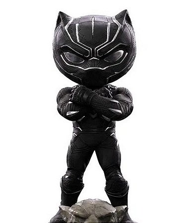 Estátua Black Panther - Marvel - MiniCo - Iron Studios