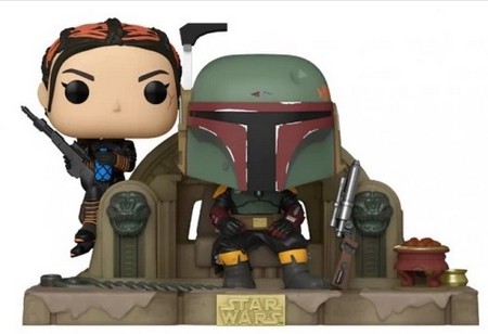 Funko Pop - Star Wars- Boba Fett & Fennec On Throne - The Mandalorian - #486