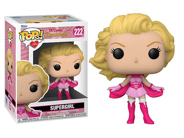 Funko Pop DC Heroes Breast Cancer Awareness Bombshell Supergirl 222