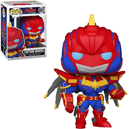 Funko Pop Marvel Avengers Mech Strike Captain Marvel 831