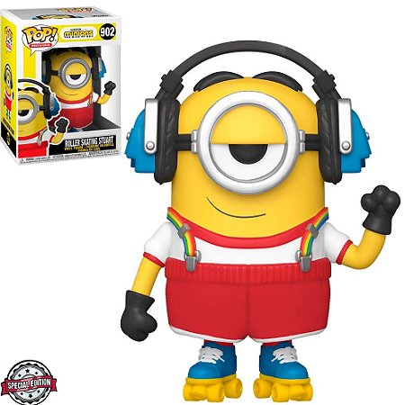 Funko Pop Minions the Rise of Gru Roller Skating Stuart 902 Exclusivo