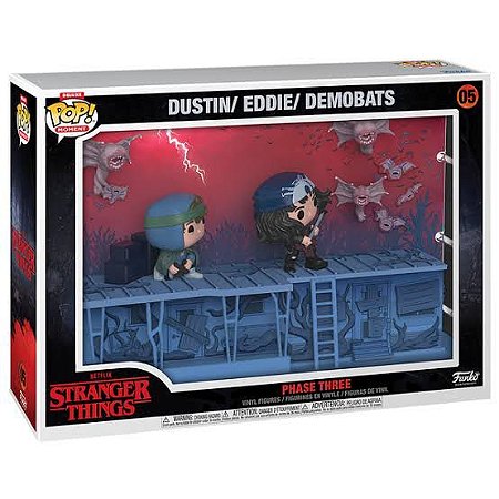 Funko Pop! Television - Stranger Things - Dustin, Eddie e Demobats -#05