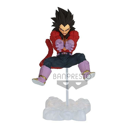 Boneco dragon ball vegeta super sayajin god 18 cm