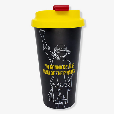 Copo Viagem Bucks Straw Hat Skull Luffy - Zonacriativa
