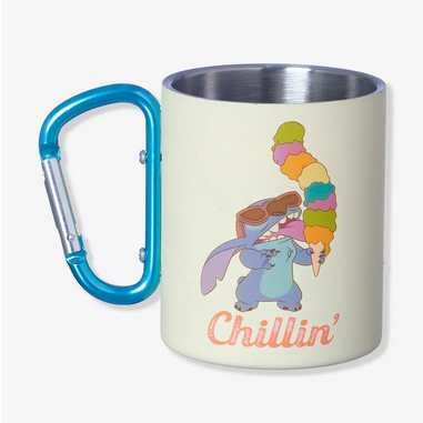 Caneca Mosquetão 300ml - Disney - Stitch