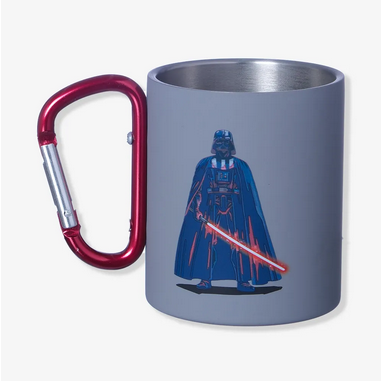 Caneca Mosquetão 300ml - Star Wars - Darth Vader