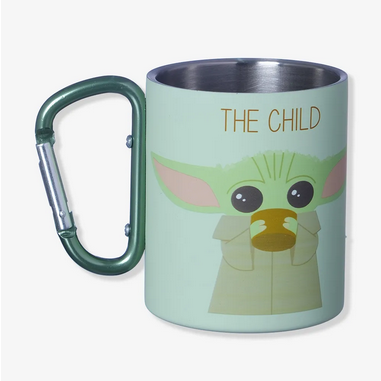 Caneca Mosquetão 300ml - Mandaloriano - Baby Yoda
