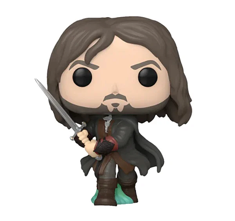 Funko Pop  – The Lord Of The Rings (Senhor dos Aneis) - Aragorn #1444 Exclusivo Glow