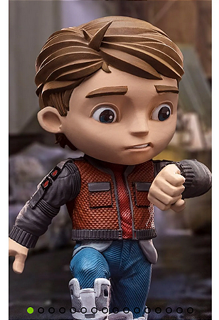 Estátua Marty Mcfly - Back to the Future - MiniCo - Iron Studios