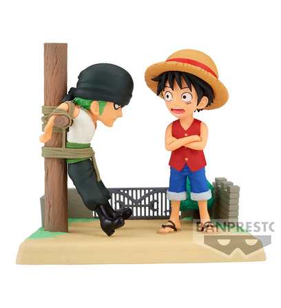 Figure One Piece - WCF Log Stories - Luffy & Zoro