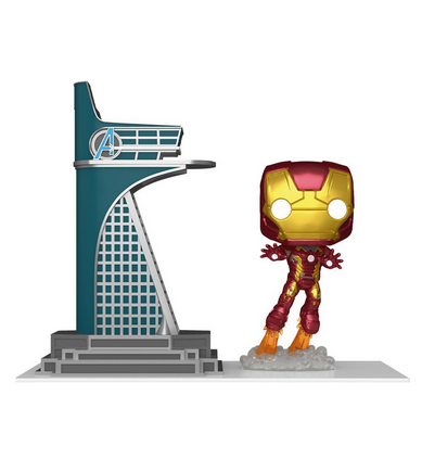 Funko Pop!  Marvel -Avenger Tower & Iron Man #35 (Glow in the dark)