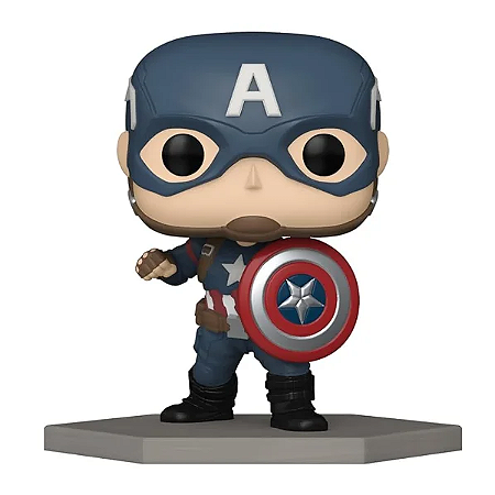 Funko Pop! Marvel - Civil War - Captain America #1200 Exclusivo(Selo Especial Edition)