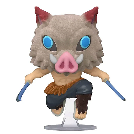 Funko Pop! Demon Slayer - Inosuke Hashibira #875 Exclusivo Flocked