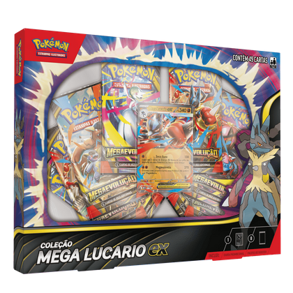 Pokémon - Box Mega Lucario EX (BR)