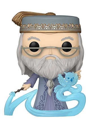 Boneco Funko Pop! Harry Potter - Dumbledore com Patrono