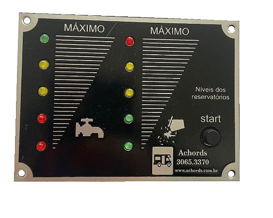 MARCADOR DE NÍVEIS PARA 2 TANQUES