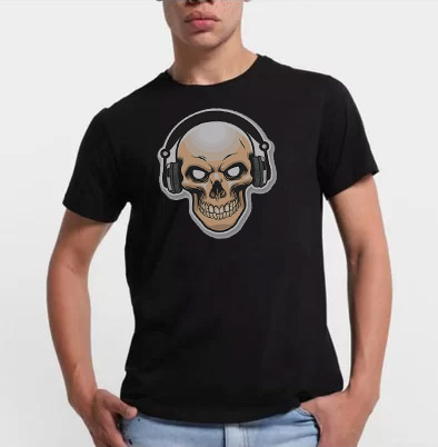 DUPLICADO - Camiseta Preta Tecido de Algodão Personalizada