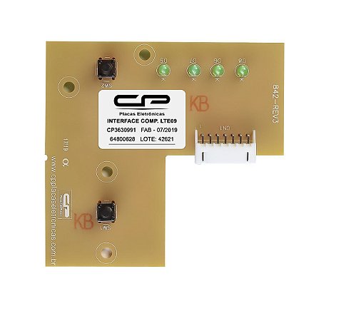 Placa Interface Lavadora Electrolux Lte09 CP 64800628
