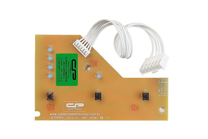 Placa Interface Lavadora Electrolux Lte12 64503081 CP