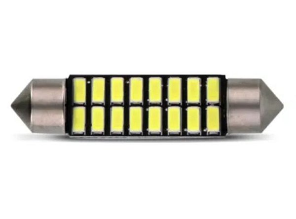 Lampada Torpedo 16 Leds 6000k 39mm