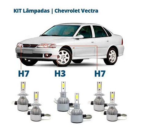 Kit Lampadas Super Led Vectra 00/05