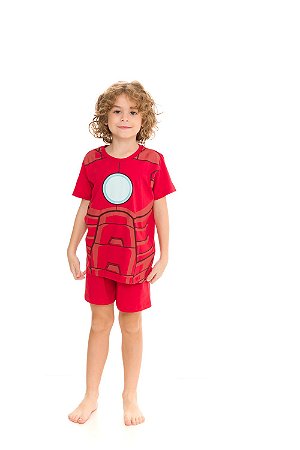 Pijama Infantil Homem de Ferro 52.05.0047 - Identidade