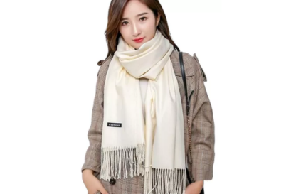 Lenço Toque De Cashmere - Off White 908