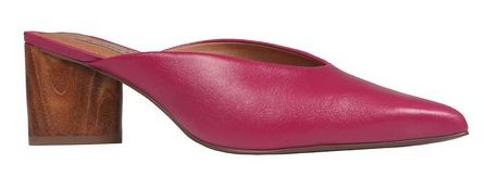Mule Couro Pitaya com Salto Triângulo Jorge Bischoff - Gata Gata Calçados -  você sempre gata!