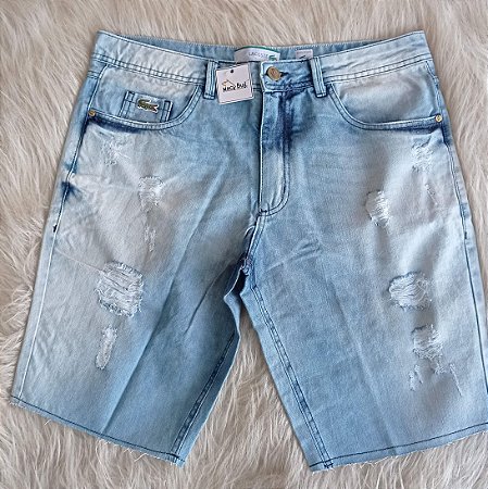 bermuda lacoste jeans