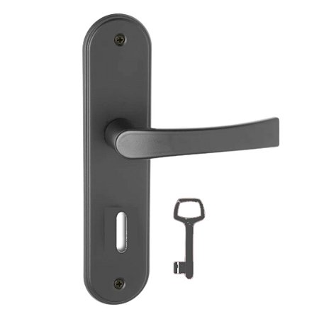 Fechadura Onix para Quarto Preta