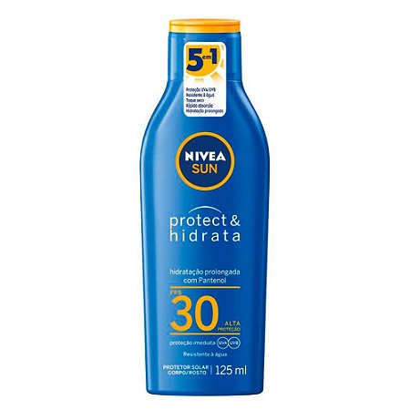 Protetor Solar - Nivea Sun - Protect & Hidrata - Fps30 - 125 ml