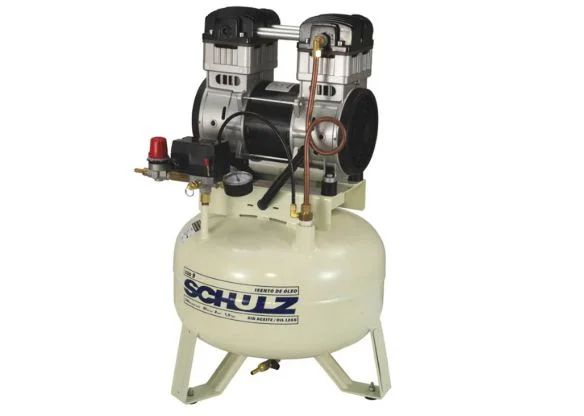 Compressor de Ar - Odontológico Silencioso -  Schulz - 9PCM 29 Litros - 110V  - 915.0363-0