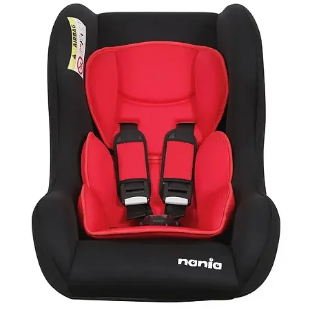 Cadeira para auto - Nania Trio Fonce - até 25 Kg - Preta e Vermelha