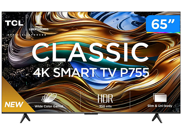 Tv Smart - 65' - TCL - 4K - 65P755