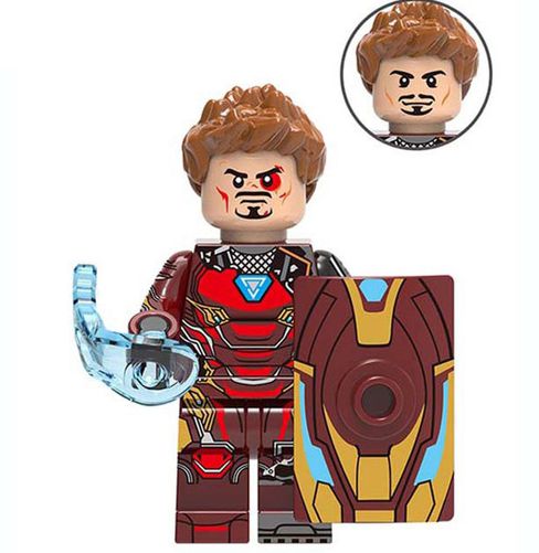 Boneco Homem de Ferro Modelo 3 Compatível Lego Montar Marvel