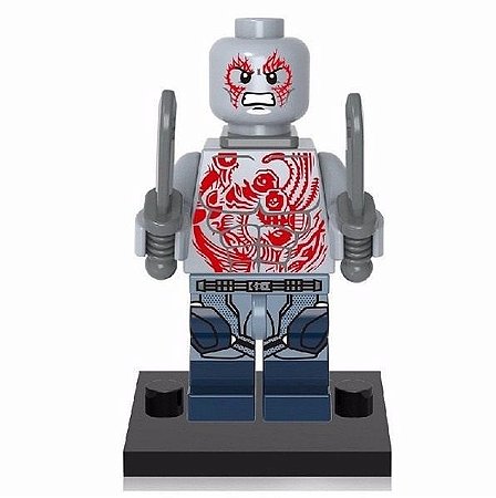 Boneco Draxx Compatível Lego Montar Marvel