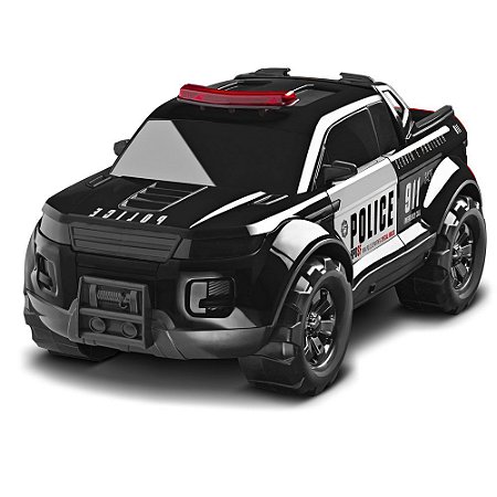 Carrinho Brinquedo Pick-Up Force Police Com Giroflex Roma - ShopJJ -  Brinquedos, Bebe Reborn e Utilidades