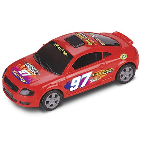 Miniatura Carrinho De Corrida Mil Milhas Infantil Vermelho