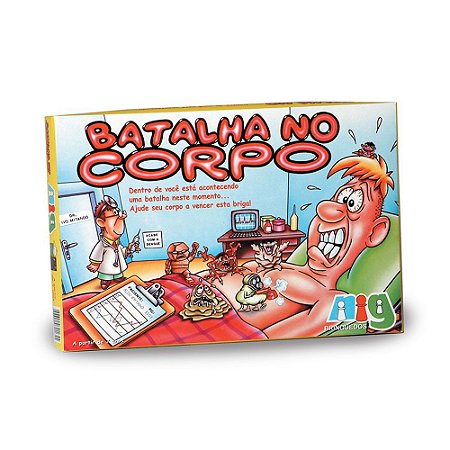 Jogo De Tabuleiro Batalha No Corpo Da Nig Brinquedos 0165