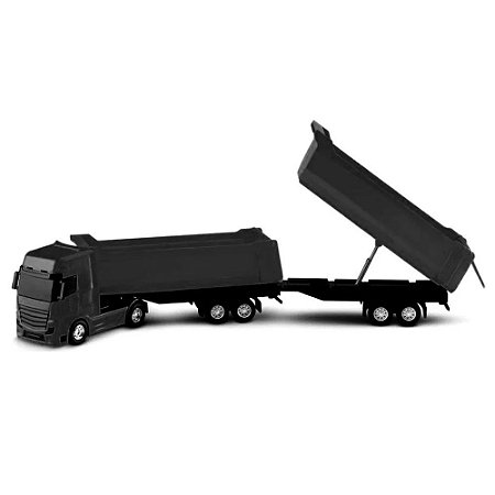 Caminhão Brinquedo Infantil Caminhãozinho Truck Preto - P.A