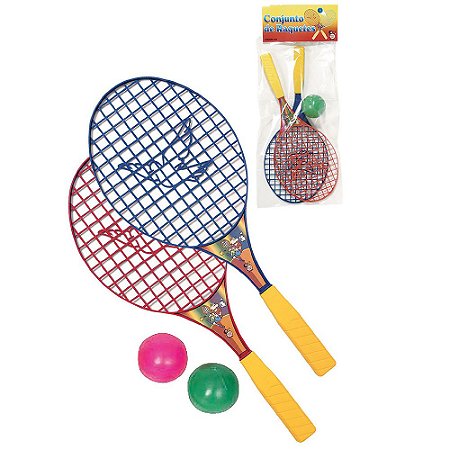 SAFIGLE 2 Conjuntos Brinquedo De Raquete De Tenis Crianças Raquete