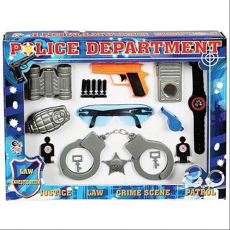 Departament Policial Brinquedo Infantil Acessórios Pica Pau - ShopJJ -  Brinquedos, Bebe Reborn e Utilidades